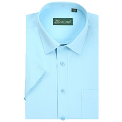 Men Short Sleeve Shirts Men Business Formal Dress Shirts Social Shirt