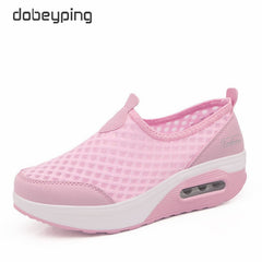 Spring Autumn Casual Women Shoes Air Mesh Women's Flats Shoe Flat Platform