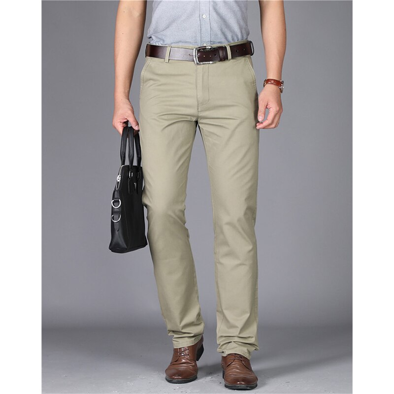 Men's pants High Quality dress pants men business trousers Office