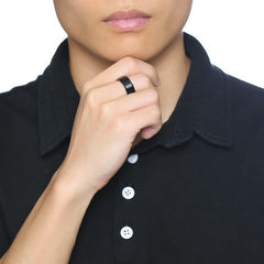 6/8mm Spinner Ring for Men Stress Release Accessory Classic Stainless