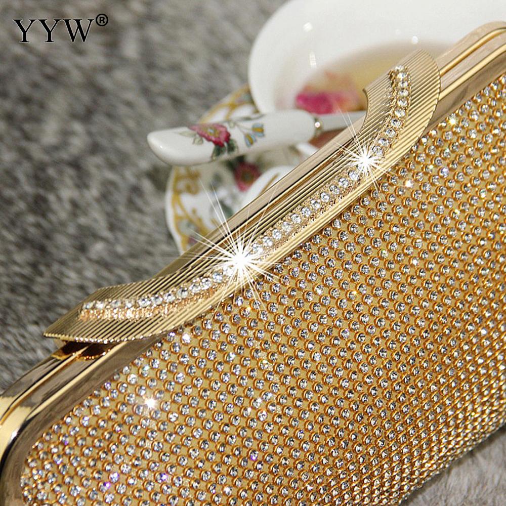 Women Evening Clutch Bag Diamond Clutch Female Silver Day Clutch Wedding