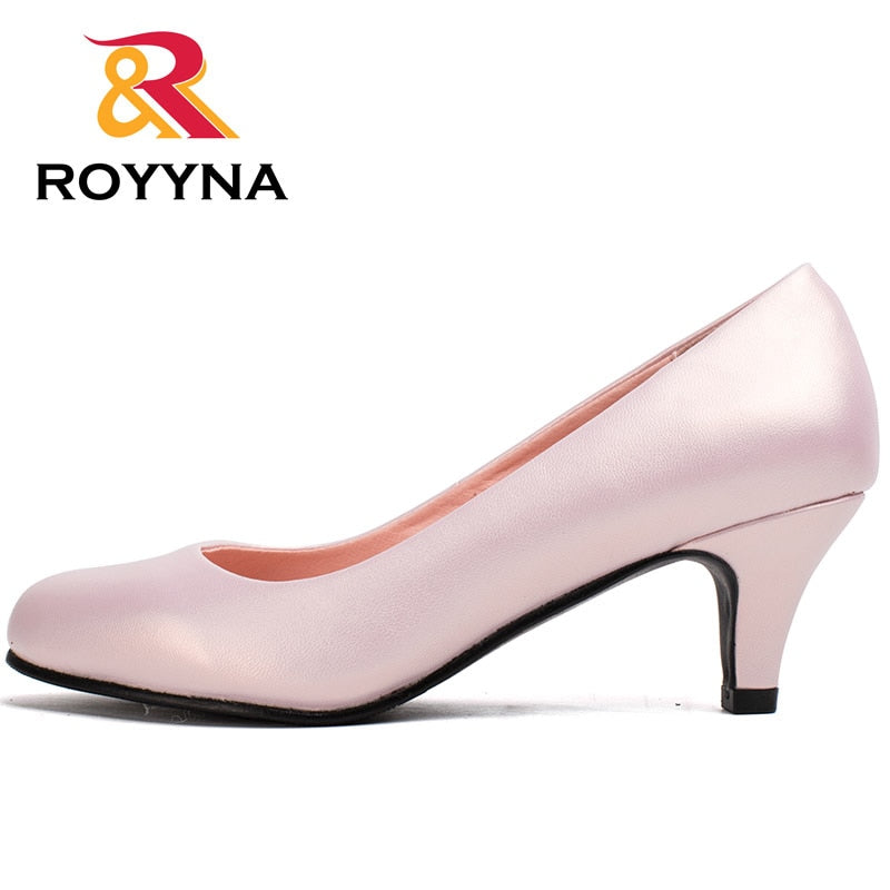 Pumps Women Big Size Fashion Round Toe Sweet Colorful Soft Women Shoes