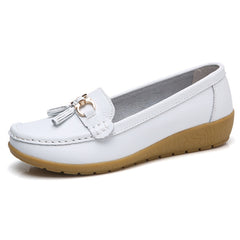 Women Shoes Spring Autumn Cow Leather Flats Women Footwear