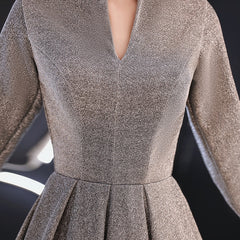 Evening wear Dresses: Women Long Sleeve Evening Gowns Celebrity Dress