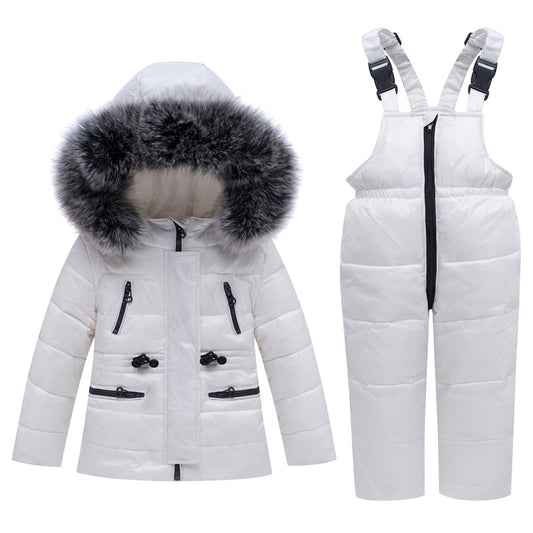 Winter Baby Boy Girl clothing Set warm Down Jacket coat Snowsuit