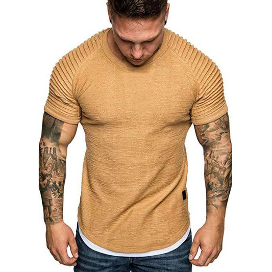 Summer Streetwear T-Shirts Mens Clothing M-3XL Casual Short Sleeve