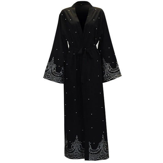 Kimono Cardigan Muslim Hijab Dress Abayas For Women Robe Femme