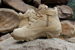 Military Tactical Mens Boots Special Force Leather Waterproof Desert