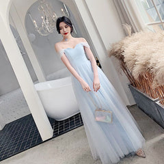Homecoming Dresses: Soft Tulle Off The Shoulder Prom Party Dress