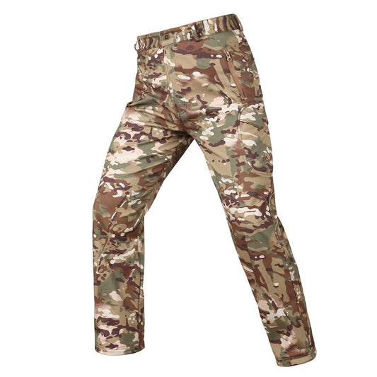 Mege Men Tactical Cargo Pants Camouflage Military Fleece Army
