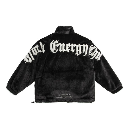 Hip Hop 4XL Faux Fu Jacket Imitation Rabbit Hair Cotton Clothes Men