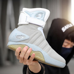 RayZing Men Boots Back To The Future USB Rechargeable Led Shoes for Man