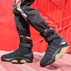 RayZing Men Boots Back To The Future USB Rechargeable Led Shoes for Man