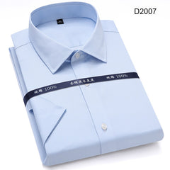 Summer Pure Cotton Non Iron Mens Dress Shirts