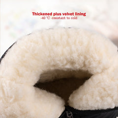 Winter High Boots for Man Outdoor Travel Snow Boots Zipper Non-slip Cotton