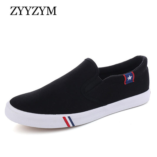 Mens Shoes Casual Canvas Spring Summer Slip-on Unisex Man Fashion Sneakers