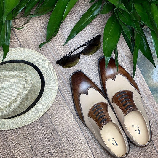 Leather Oxford Men Office Shoes Dress Shoes Leather Formal