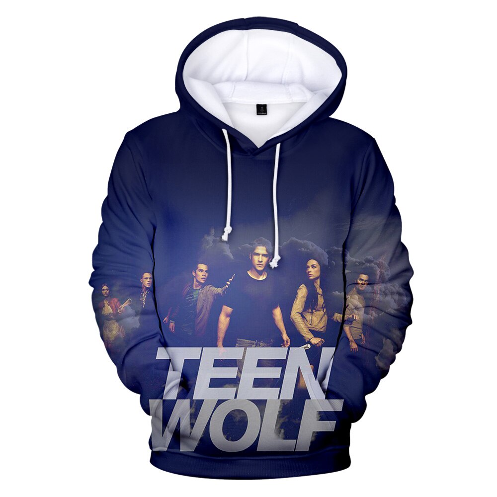 TV Series TEEN WOLF Hoodies Printed Sweatshirt Scott Mccall