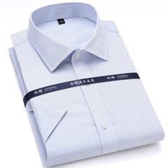 Summer Pure Cotton Non Iron Mens Dress Shirts