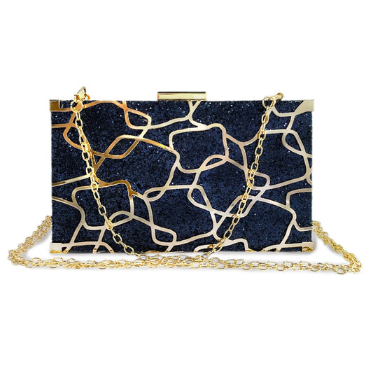 Luxury Evening Bag Women Party Banquet Glitter Bag Gold Wedding Clutches