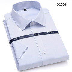 Summer Pure Cotton Non Iron Mens Dress Shirts