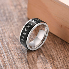 6/8mm Spinner Ring for Men Stress Release Accessory Classic Stainless