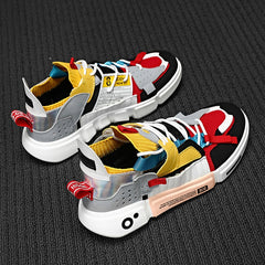 Summer Mixed Colors Sneakers Men Breathable Trendy Male Couple