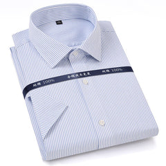 Summer Pure Cotton Non Iron Mens Dress Shirts