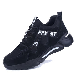Safety Work Shoes Men Anti-Smashing Indestructible Steel Toe Cap
