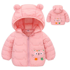 Winter Boys Warm Down Jackets Autumn Fashion Baby Girls Cute Cartoon