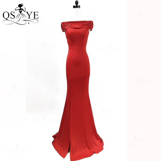 Homecoming Dresses: Royal Prom Dress Long Mermaid Bead Evening Dress