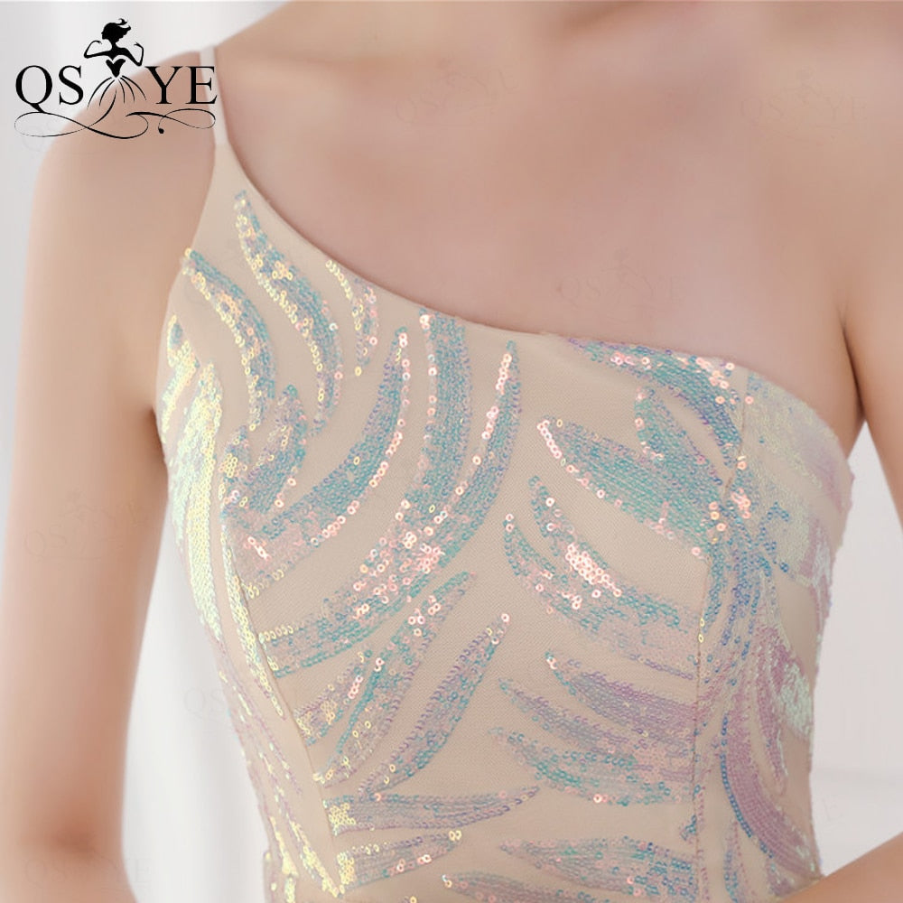 Homecoming Dresses: Light Champagne Prom Dresses Mermaid Evening Dress