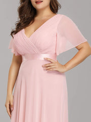 Evening wear Dresses: Women Plus Size Evening Dresses Long Elegant