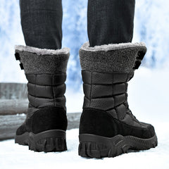 Men Winter Snow Boots Super Warm Men's Hiking Boots High Quality Waterproof