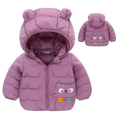 Winter Boys Warm Down Jackets Autumn Fashion Baby Girls Cute Cartoon