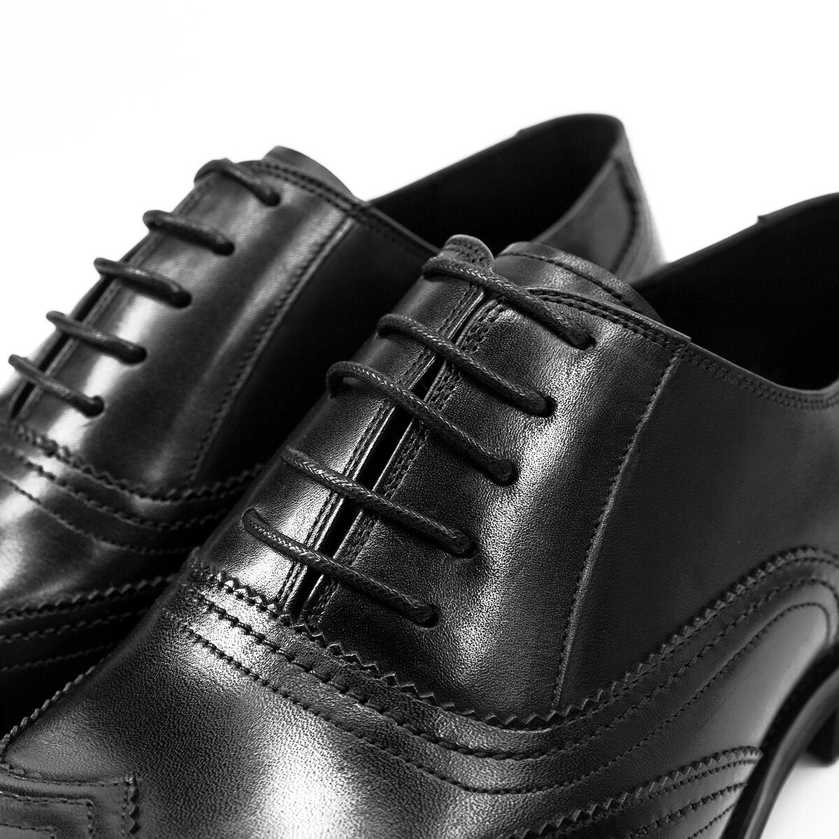Luxury Handmade Oxfords High Quality Men Shoes Genuine Leather