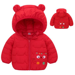 Winter Boys Warm Down Jackets Autumn Fashion Baby Girls Cute Cartoon