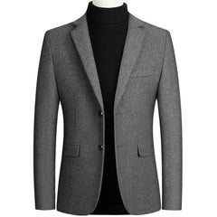 High Quality Men Wool Suit Coat Wool Blends Casual Blazers Men Suit