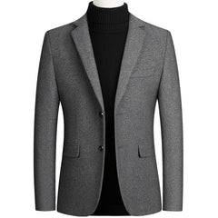 High Quality Men Wool Suit Coat Wool Blends Casual Blazers Men Suit