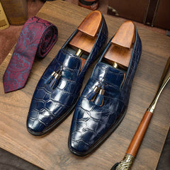 Fashion Men Shoes High Quality Slip-On Loafers Shoes For Men Genuine Leather