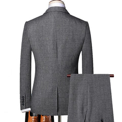 Tuxedo for Mens: Shenrun Men Suits Spring Autumn Business Formal Casual 3 Pieces Suit