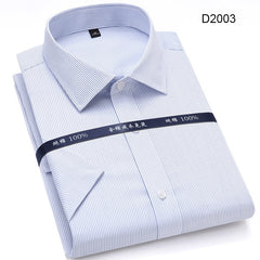 Summer Pure Cotton Non Iron Mens Dress Shirts