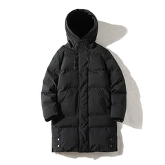 Men's Long Coat Large Size 7XL 8XL Winter Cotton Padded Jacket