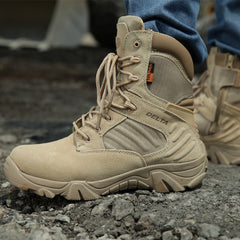 Military Tactical Mens Boots Special Force Leather Waterproof Desert