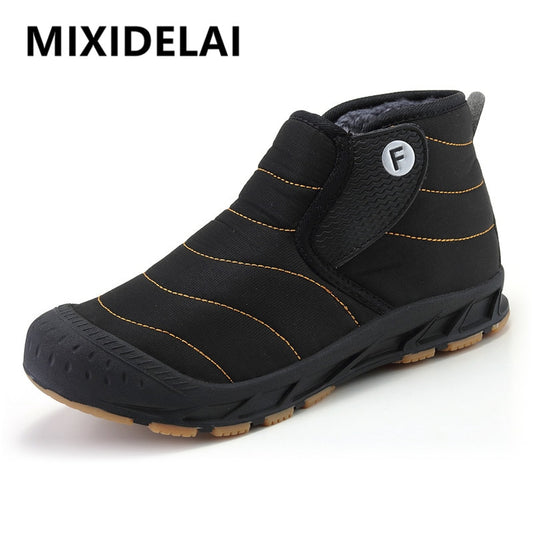 Casual Men Boots Keep Warm Men Snow Boots Couple