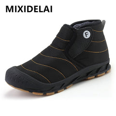 Casual Men Boots Keep Warm Men Snow Boots Couple