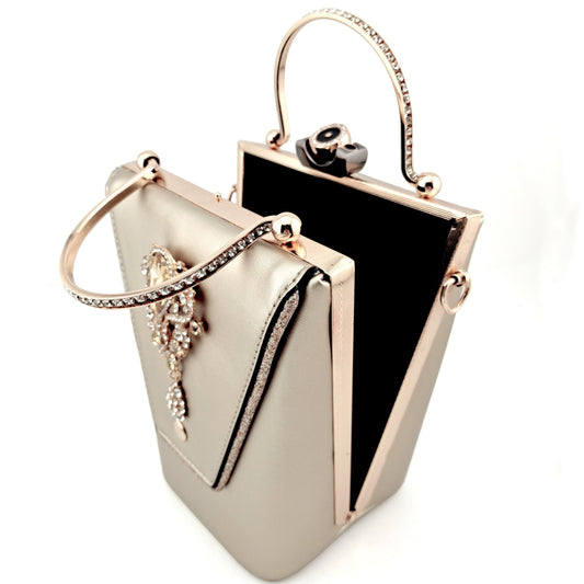 Matching Shoes and Bags: Elegant Classic vintage rhinestone accessories Ladies Shoes