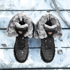 Men Winter Snow Boots Super Warm Men's Hiking Boots High Quality Waterproof