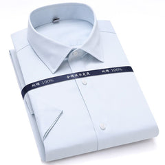 Summer Pure Cotton Non Iron Mens Dress Shirts