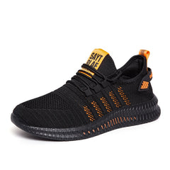 Sneakers Men Summer Breathable Shoes For Men Big Size Black White Casual
